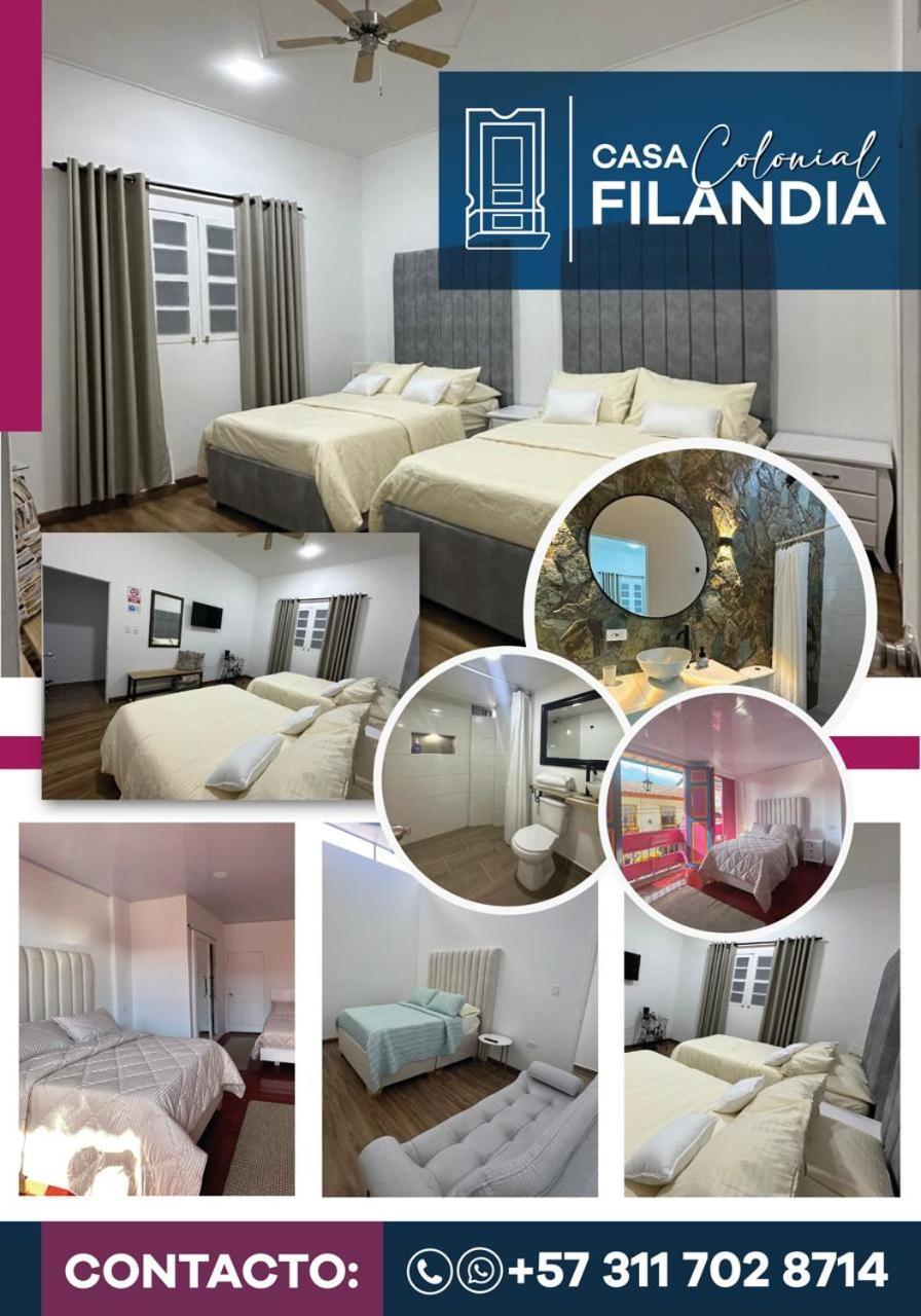 Casa Colonial Filandia Lejlighed Eksteriør billede
